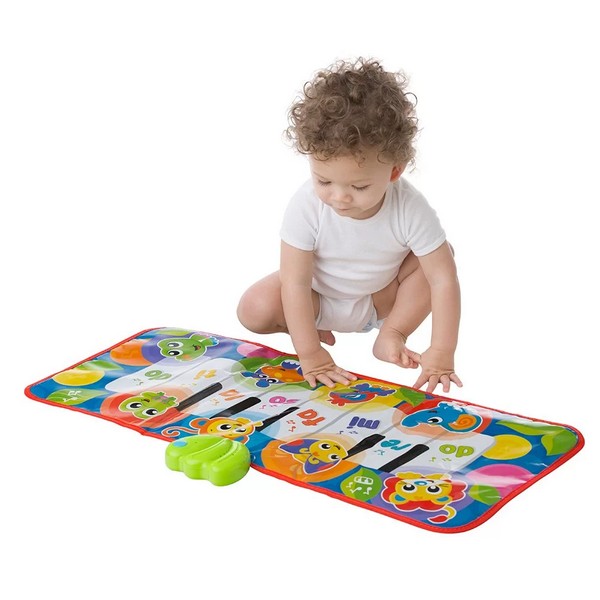 Продукт PLAYGRO Джунглата - Музикално пиано-пътека 3-в-1 със звуци 6м+ - 0 - BG Hlapeta